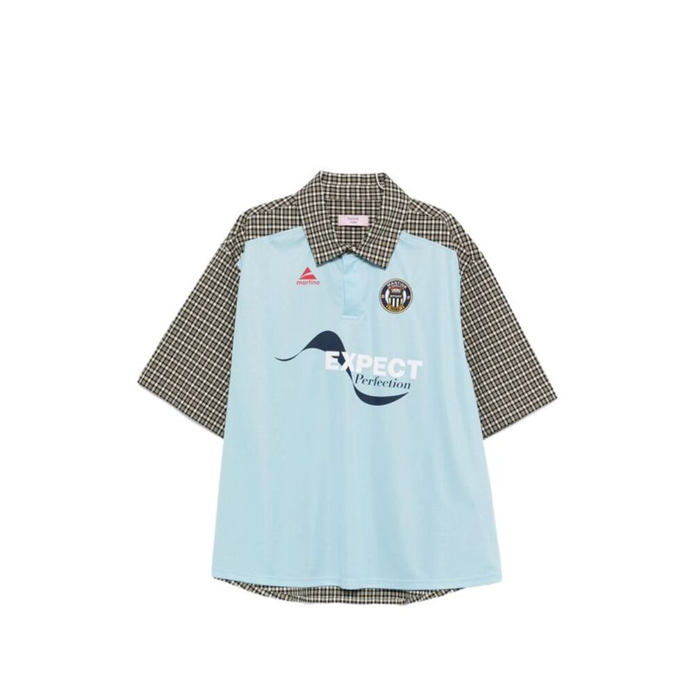 Martine Rose Blue Polo Shirts Men